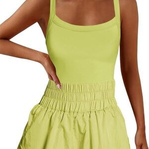 Lime Green active dress